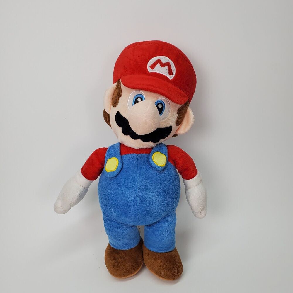 Nintendo Super Mario Plush Stuffed Animal Toy Red Blue 16 inch 33616